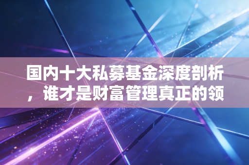 国内十大私募基金深度剖析，谁才是财富管理真正的领头羊？