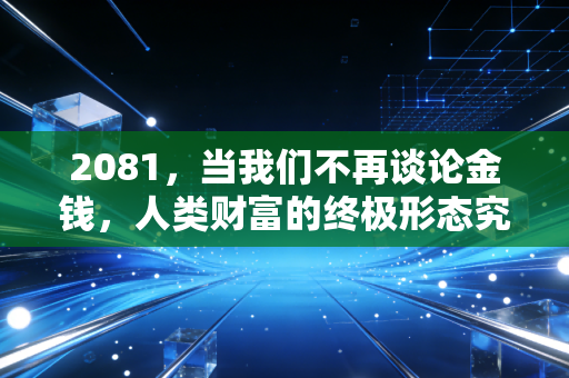 2081，当我们不再谈论金钱，人类财富的终极形态究竟是什么？