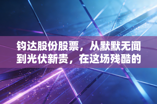 钧达股份股票，从默默无闻到光伏新贵，在这场残酷的淘汰赛中它还能赢多久？