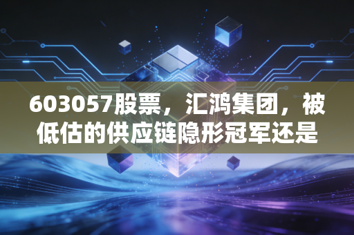 603057股票，汇鸿集团，被低估的供应链隐形冠军还是国企改革的慢行者？