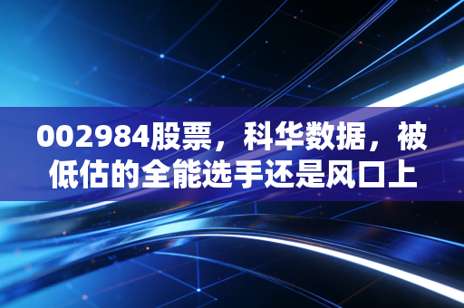 002984股票，科华数据，被低估的全能选手还是风口上的变色龙？