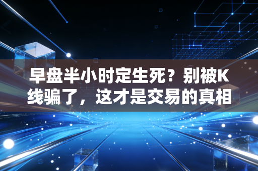早盘半小时定生死?别被K线骗了,这才是交易的真相!