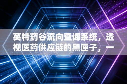 英特药谷流向查询系统,透视医药供应链的黑匣子,一场关于效率与合规的深度博弈