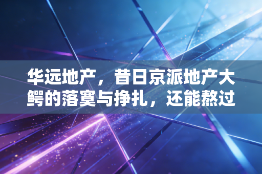华远地产，昔日京派地产大鳄的落寞与挣扎，还能熬过这个寒冬吗？