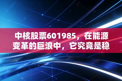 中核股票601985，在能源变革的巨浪中，它究竟是稳健的现金奶牛还是被低估的隐形冠军？