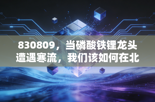 830809,当磷酸铁锂龙头遭遇寒流,我们该如何在北交所生存?