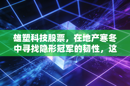 雄塑科技股票,在地产寒冬中寻找隐形冠军的韧性,这究竟是黄金坑还是价值陷阱?