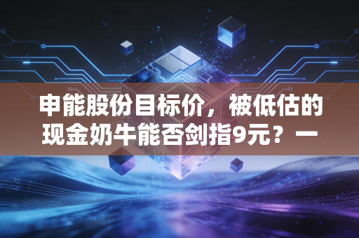 申能股份目标价,被低估的现金奶牛能否剑指9元?一份写给耐心者的深度研报