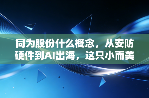 同为股份什么概念，从安防硬件到AI出海，这只小而美的股票藏着什么玄机？