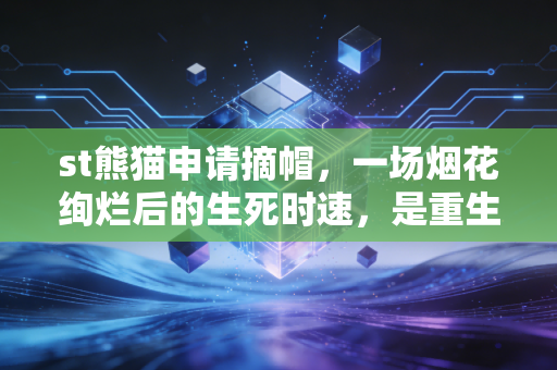st熊猫申请摘帽,一场烟花绚烂后的生死时速,是重生还是诱饵?