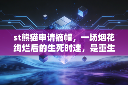 st熊猫申请摘帽，一场烟花绚烂后的生死时速，是重生还是诱饵？