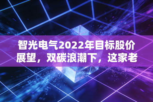 智光电气2022年目标股价展望，双碳浪潮下，这家老牌电气企业能否迎来价值重估？