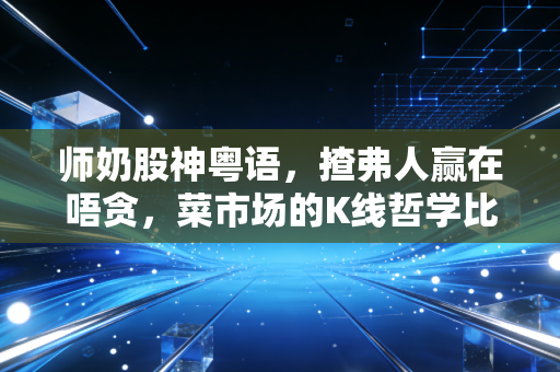 师奶股神粤语,揸弗人赢在唔贪,菜市场的K线哲学比华尔街更靠谱