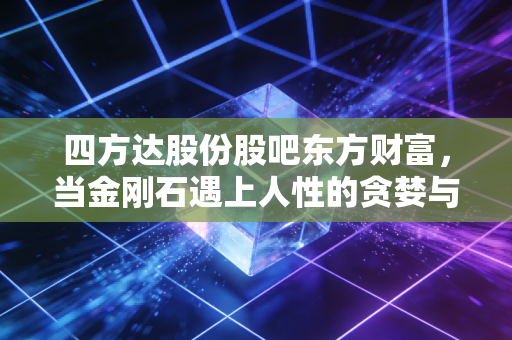 四方达股份股吧东方财富，当金刚石遇上人性的贪婪与恐惧，这只票到底能不能买？