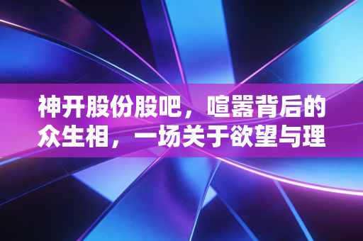 神开股份股吧，喧嚣背后的众生相，一场关于欲望与理性的博弈
