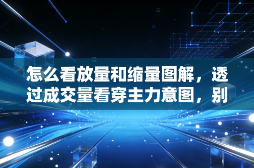 怎么看放量和缩量图解,透过成交量看穿主力意图,别再只盯着K线了