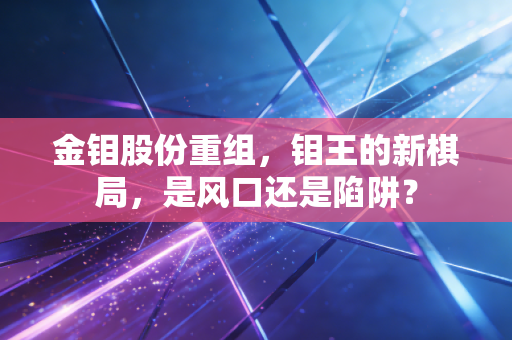 金钼股份重组，钼王的新棋局，是风口还是陷阱？