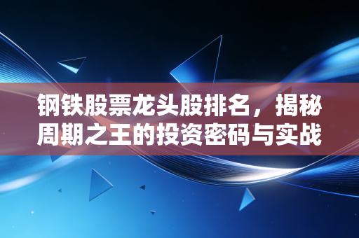 钢铁股票龙头股排名，揭秘周期之王的投资密码与实战策略