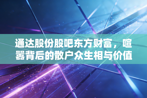 通达股份股吧东方财富，喧嚣背后的散户众生相与价值投资的冷思考