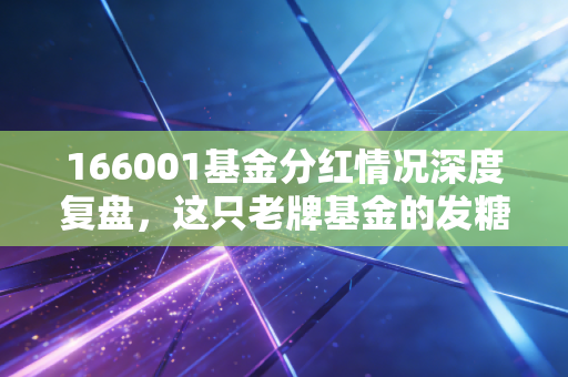166001基金分红情况深度复盘，这只老牌基金的发糖背后藏着什么玄机？