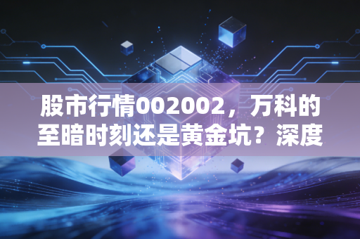 股市行情002002,万科的至暗时刻还是黄金坑?深度解析地产优等生的突围之路