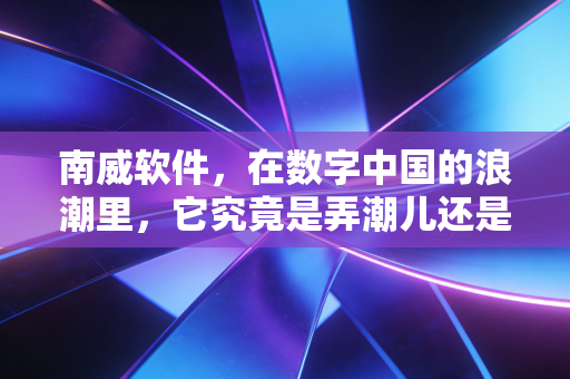 南威软件,在数字中国的浪潮里,它究竟是弄潮儿还是那个默默修路人?