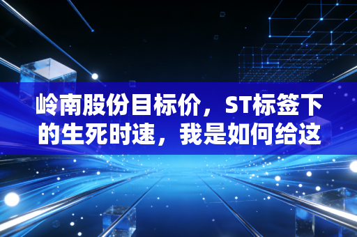 岭南股份目标价，ST标签下的生死时速，我是如何给这家困境户估值的？