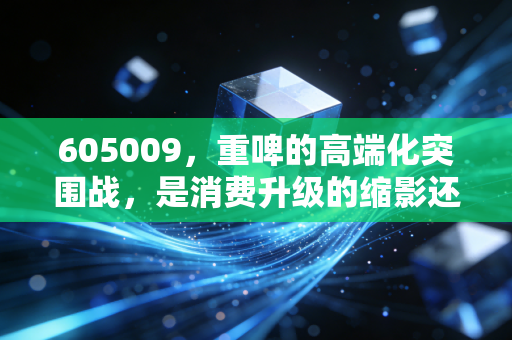 605009，重啤的高端化突围战，是消费升级的缩影还是泡沫？