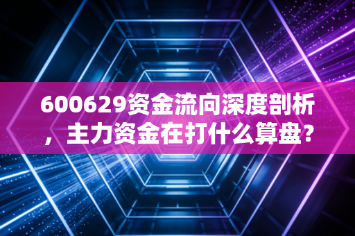 600629资金流向深度剖析,主力资金在打什么算盘?散户该如何接招?