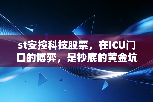 st安控科技股票，在ICU门口的博弈，是抄底的黄金坑还是退市的万丈深渊？