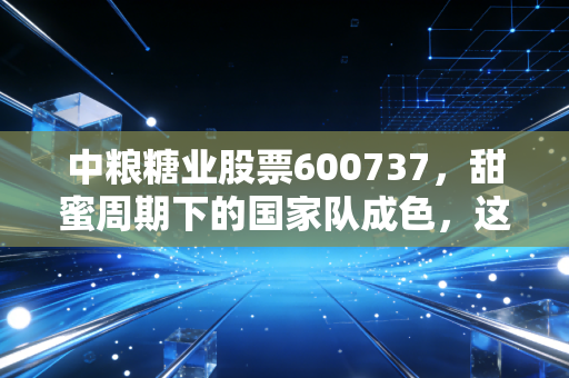 中粮糖业股票600737,甜蜜周期下的国家队成色,这只糖业龙头能否成为你的压舱石?