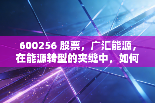600256 股票,广汇能源,在能源转型的夹缝中,如何做一只懂生活的周期股?