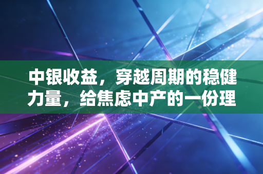 中银收益,穿越周期的稳健力量,给焦虑中产的一份理财答卷