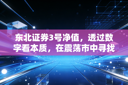 东北证券3号净值,透过数字看本质,在震荡市中寻找投资的定力