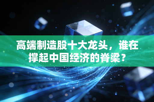 高端制造股十大龙头，谁在撑起中国经济的脊梁？