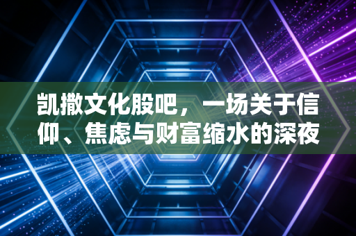 凯撒文化股吧,一场关于信仰、焦虑与财富缩水的深夜长谈