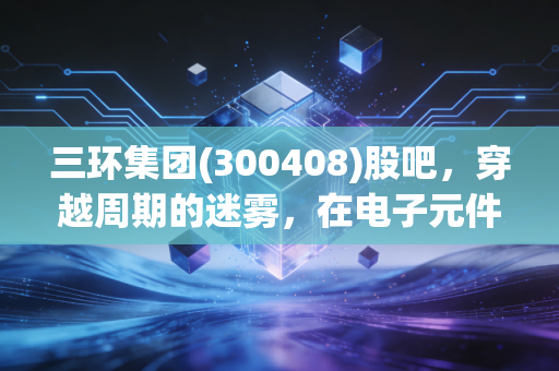 三环集团(300408)股吧,穿越周期的迷雾,在电子元件的隐形冠军里寻找时间的玫瑰