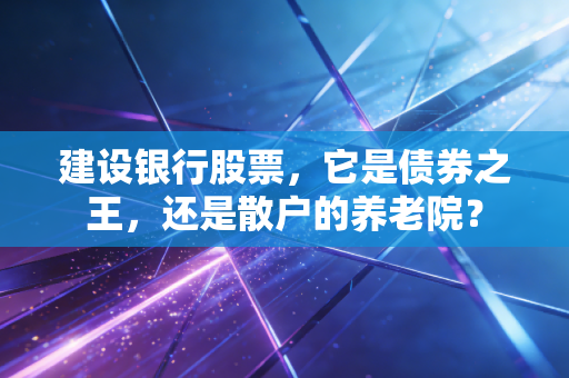 建设银行股票,它是债券之王,还是散户的养老院?