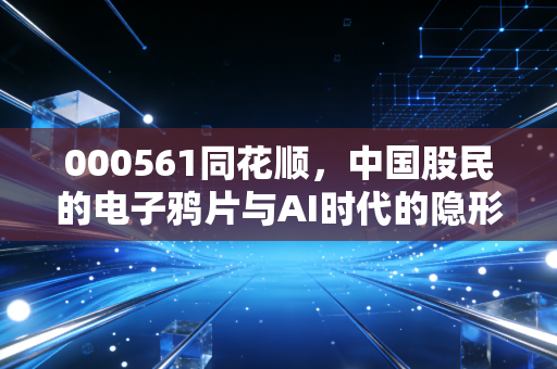 000561同花顺,中国股民的电子鸦片与AI时代的隐形冠军