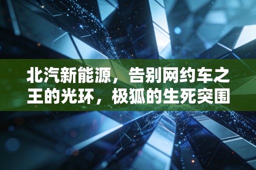 北汽新能源,告别网约车之王的光环,极狐的生死突围战到底还有几分胜算?