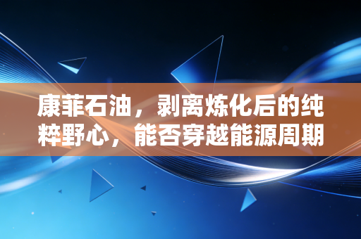 康菲石油,剥离炼化后的纯粹野心,能否穿越能源周期的迷雾?