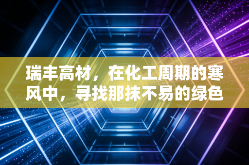 瑞丰高材，在化工周期的寒风中，寻找那抹不易的绿色生机