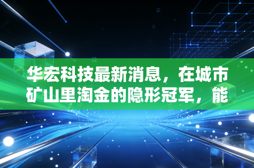 华宏科技最新消息,在城市矿山里淘金的隐形冠军,能否借力以旧换新飞得更高?