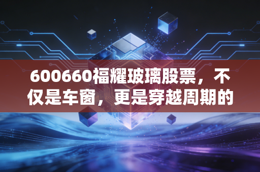 600660福耀玻璃股票,不仅是车窗,更是穿越周期的现金奶牛,我眼中的长跑冠军