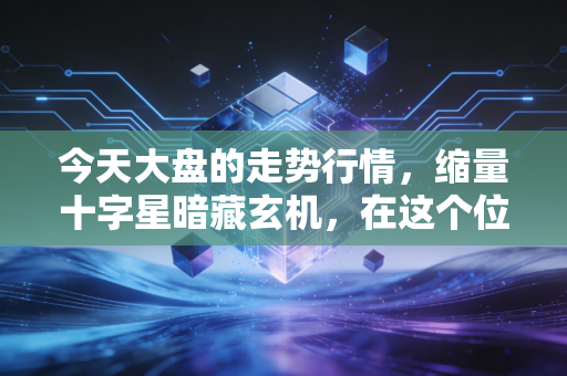今天大盘的走势行情,缩量十字星暗藏玄机,在这个位置我们该恐惧还是贪婪?