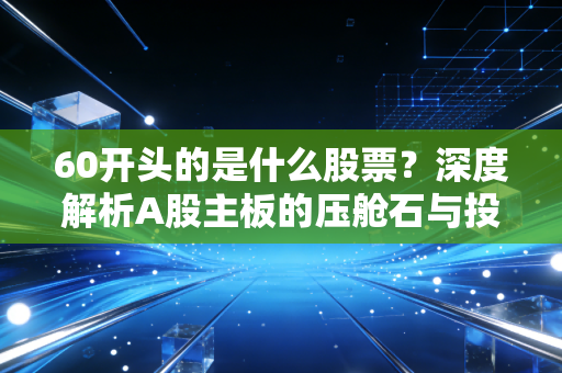 60开头的是什么股票?深度解析A股主板的压舱石与投资机遇
