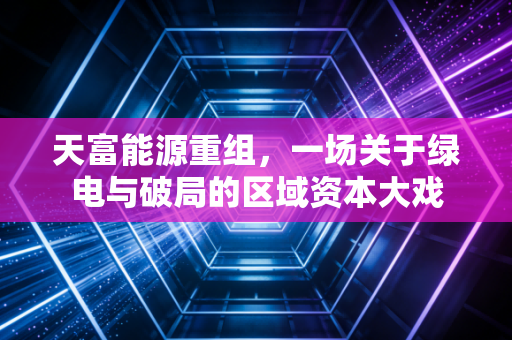 天富能源重组,一场关于绿电与破局的区域资本大戏