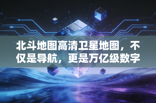 北斗地图高清卫星地图，不仅是导航，更是万亿级数字经济的新基建入口