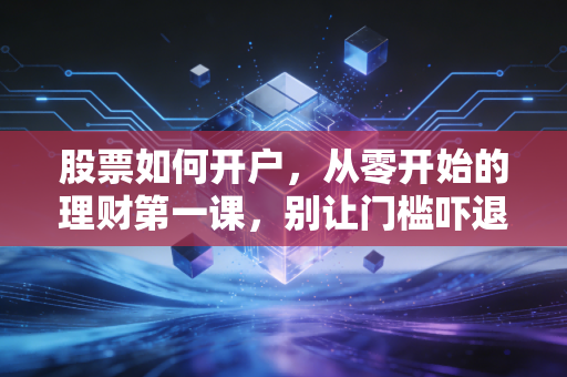 股票如何开户，从零开始的理财第一课，别让门槛吓退了你的财富梦想