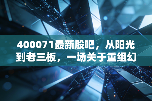 400071最新股吧,从阳光到老三板,一场关于重组幻想与散户执着的博弈